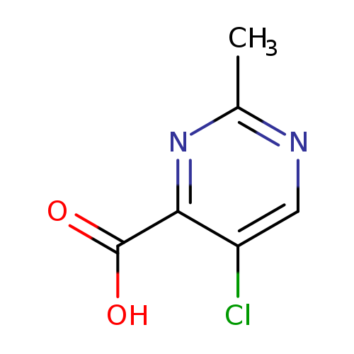 Cc1ncc(c(n1)C(=O)O)Cl