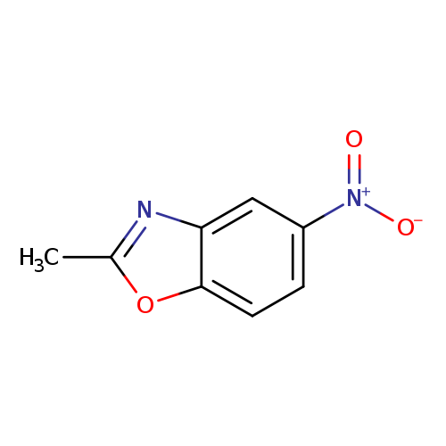 Cc1oc2c(n1)cc(cc2)[N+](=O)[O-]