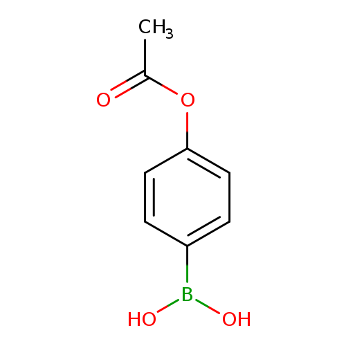 OB(c1ccc(cc1)OC(=O)C)O
