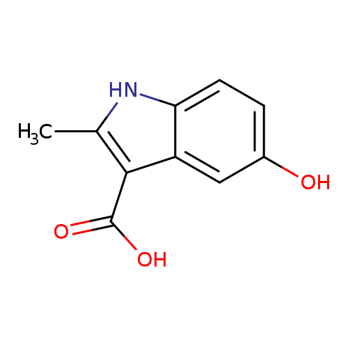 Oc1ccc2c(c1)c(C(=O)O)c([nH]2)C