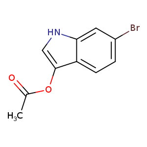 CC(=O)Oc1c[nH]c2c1ccc(c2)Br
