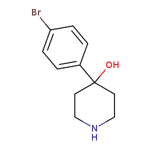 OC1(CCNCC1)c1ccc(cc1)Br