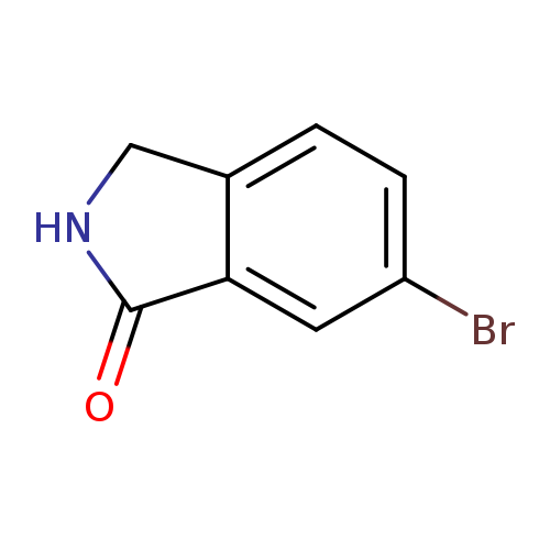 Brc1ccc2c(c1)C(=O)NC2