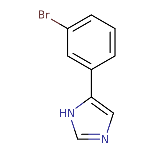Brc1cccc(c1)c1cnc[nH]1