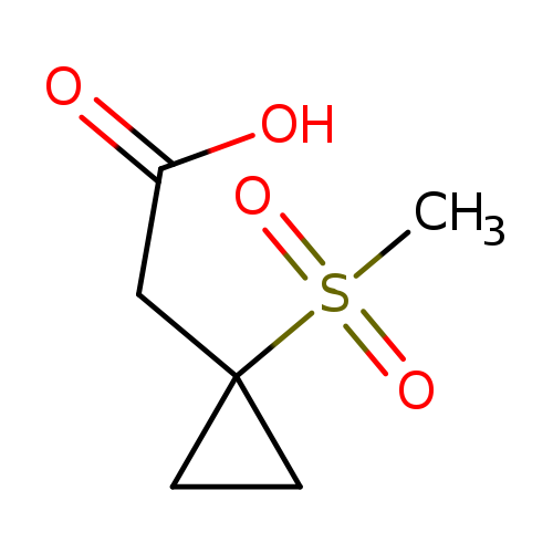 OC(=O)CC1(CC1)S(=O)(=O)C